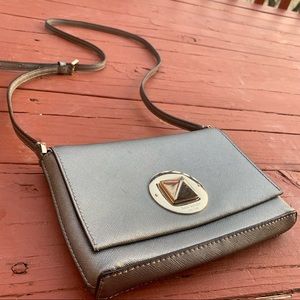 Kate Spade Silver and Gold Crossbody Purse